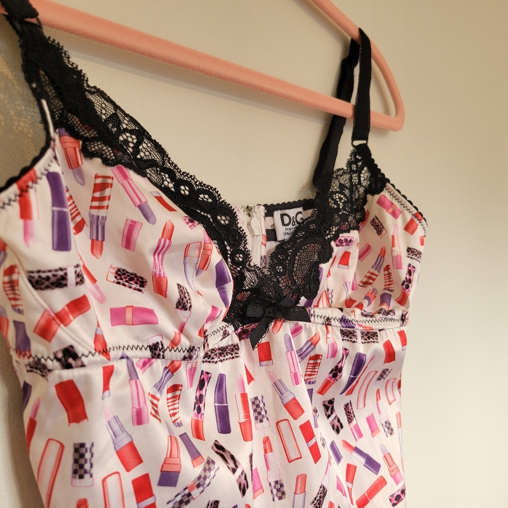 NWOT D&G underwear silky glossy stretch camisole